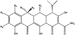 Figure 1. General structure of tetracycline.