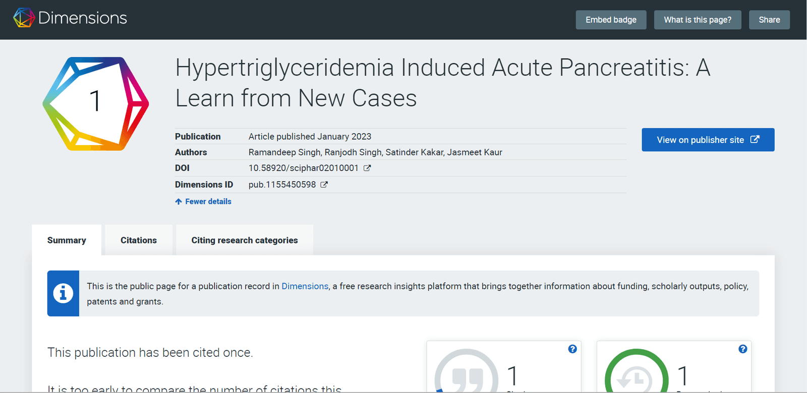 ETFLIN Journals: Now Tracked by Dimensions!